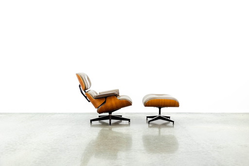 Eames lounge chair+ ottoman 80's edition