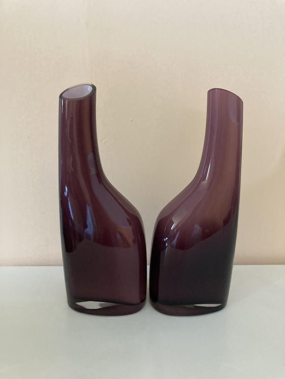 Image 1 of 2x Okksa vases by Ann-Carin Wiktorsson