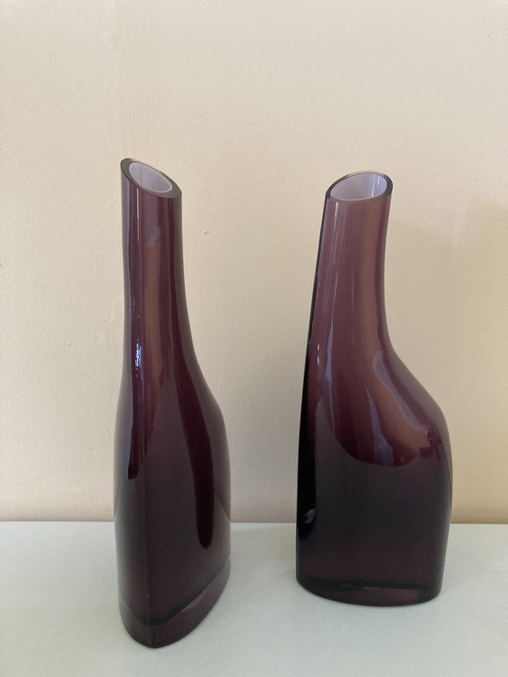 Image 1 of 2x Okksa vases by Ann-Carin Wiktorsson