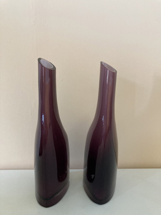 Image 1 of 2x Okksa vases by Ann-Carin Wiktorsson