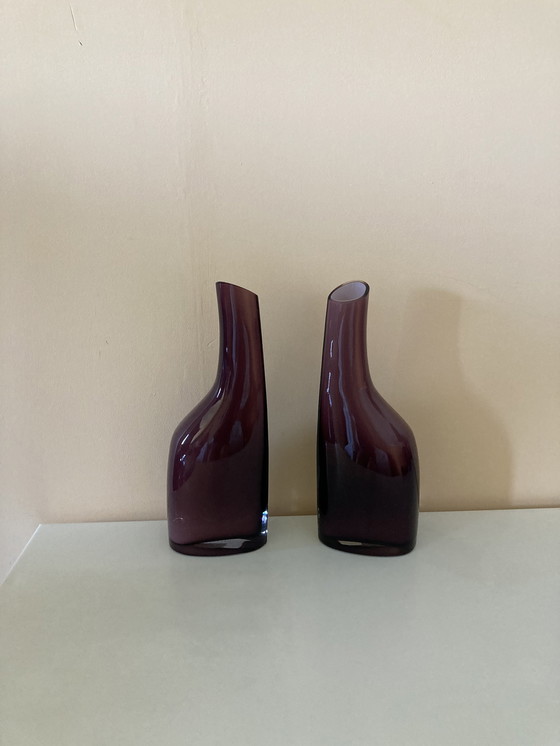 Image 1 of 2x Okksa vases by Ann-Carin Wiktorsson