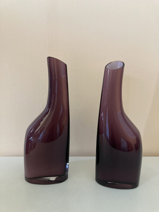 Image 1 of 2x Okksa vases by Ann-Carin Wiktorsson