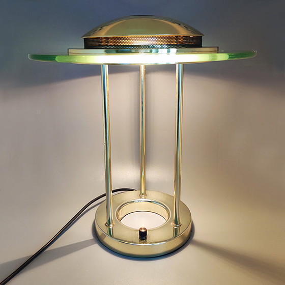 Image 1 of Robert Sonneman "Saturn" table lamp