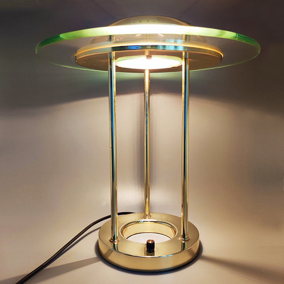 Image 1 of Robert Sonneman "Saturn" table lamp