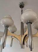 Sciolari Opaline hanging lamp chandelier - Italy