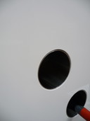 Armoire à vin design blanc brillant