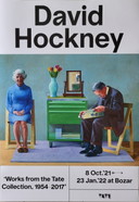 David Hockney - Affiche d'exposition - Œuvres de la Tate