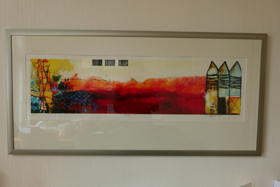 Image 1 of Le Voyage II by Theo Koster. Numbered framed silkscreen