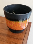 Pot de fleurs vintage en céramique 1970