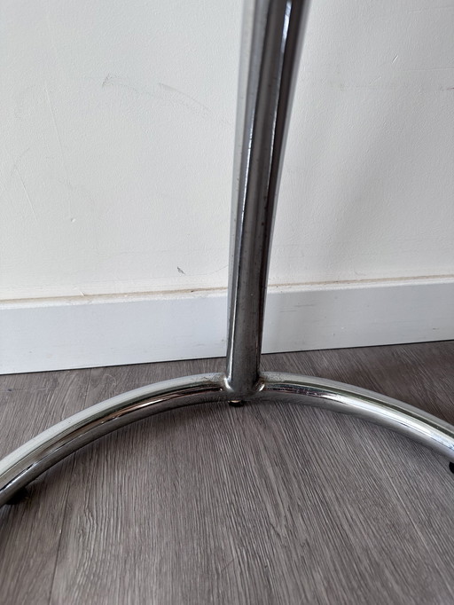 Vintage chrome side table