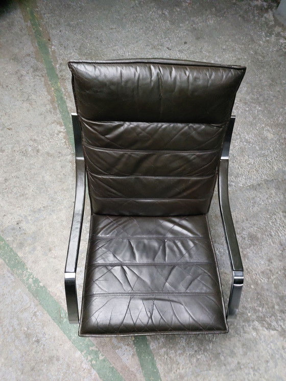 Image 1 of Lounge chair + footrest Rudolph Glatzl for walter knoll