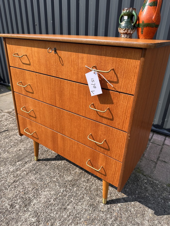 Image 1 of Vintage chest of drawers Swedish 1578 
