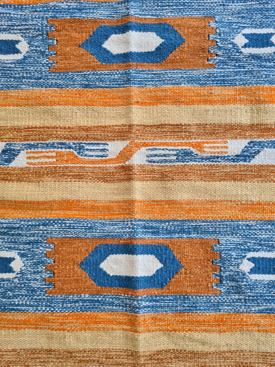 Image 1 of Kelima Handwoven rug / carpet - 100% Egyptian wool Kilim - 90x160cm - Classic