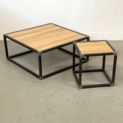 Custom made Coffee table + Side table