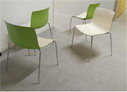 4x Arper Catifa bicolor stoelen, set
