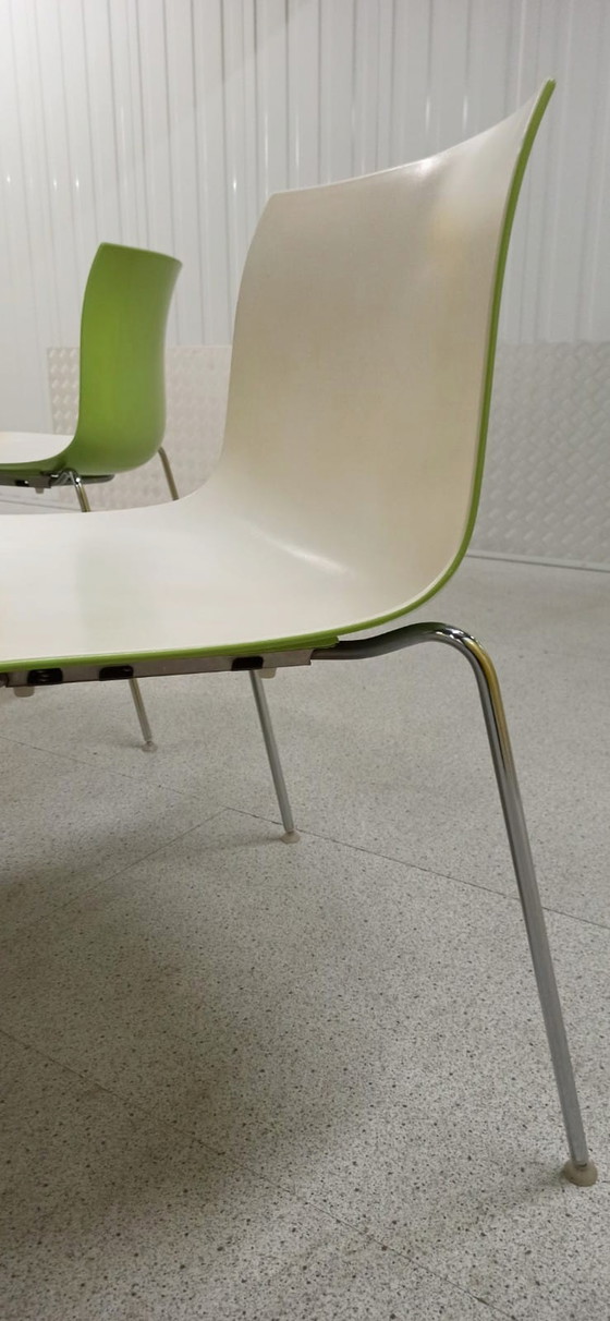 Image 1 of 4x Arper Catifa bicolor steel, set