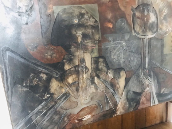 Image 1 of Jaques Chemay 1964 Parijs schilderij