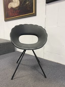 4 Tonon Flower Chaise de salle à manger Gris foncé