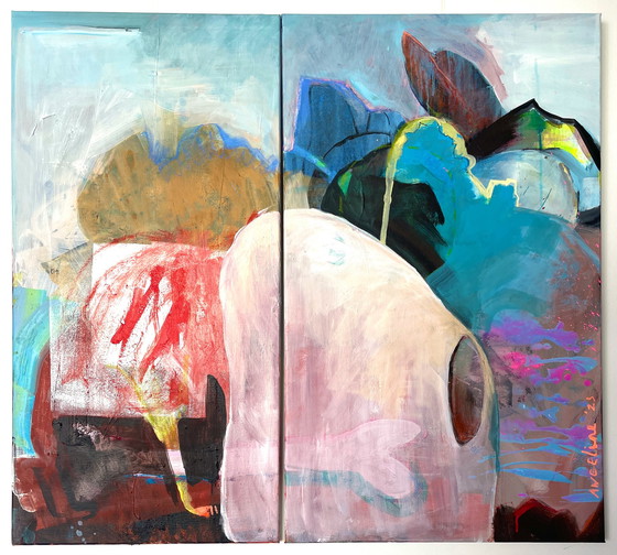 Image 1 of Angelique Maas - Diptyque "anti-héros