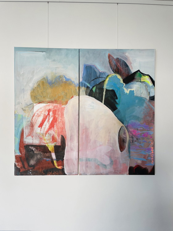 Image 1 of Angelique Maas - Diptyque "anti-héros