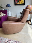 Label armchair + footstool