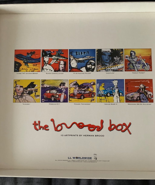 Lithographies de Herman Brood (Boîte de Brood)