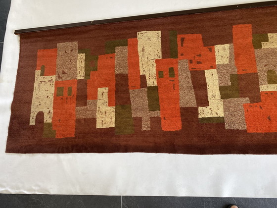 Image 1 of Vintage Hungarian Velvet Wall Tapestry