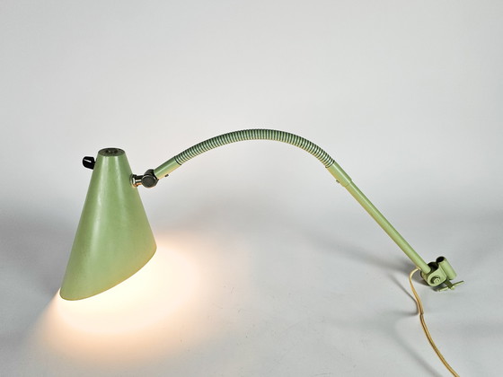 Image 1 of Hala Zeist - H. Th. Busquet - flexible neck - table lamp - Bauhaus - 1950's