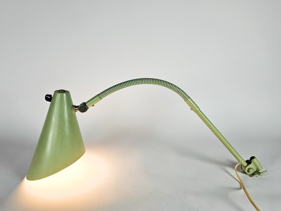 Image 1 of Hala Zeist - H. Th. Busquet - flexible neck - table lamp - Bauhaus - 1950's