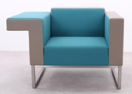 Fauteuil Casala Palau Bricks bleu clair