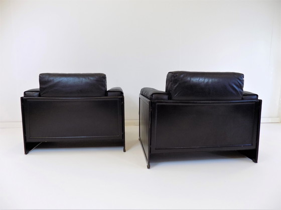 Image 1 of Matteo Grassi Korium KM 3/1 leather armchair by Tito Agnoli