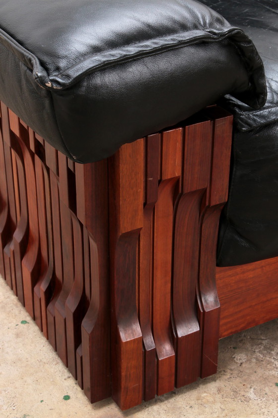 Image 1 of Two-seater by Luciano Frigerio 'Model Norman'' Piano bench, 1968 Italy