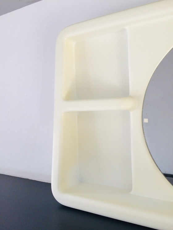 Image 1 of Vintage Meurop space age mirror