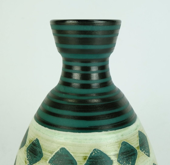 Image 1 of dümler & breiden vase du milieu du siècle modèle 128-20 décor abstrait