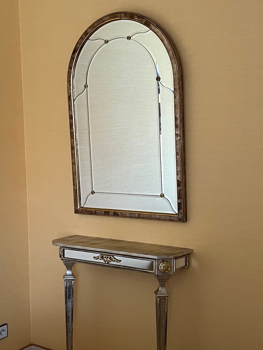 Venetian Mirrors with under table