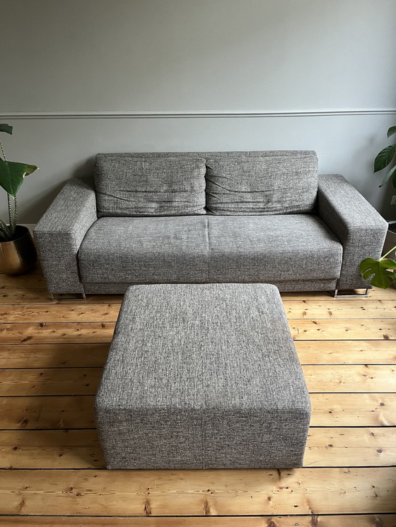 Image 1 of Montel sofa + footstool