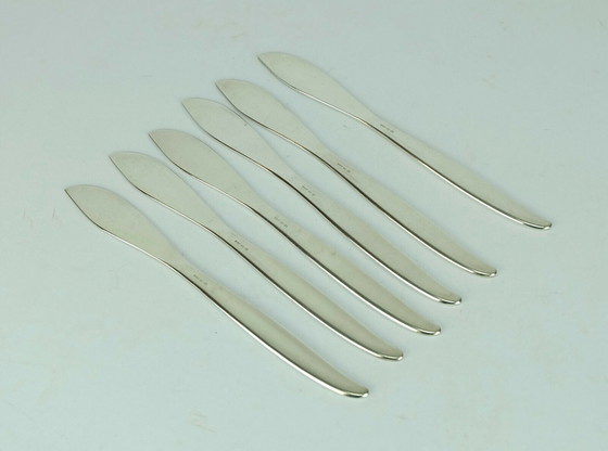 Image 1 of 6 fish knives wmf stockholm design kurt mayer 1955