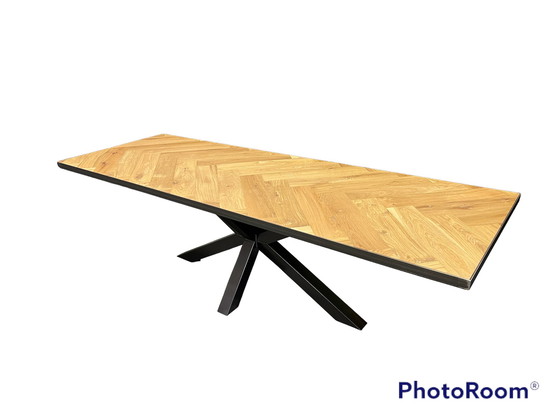 【LIFE FURNITURE 】HERRINGBONE TABLE Herringbone table oak wood | €1,495 | Whoppah