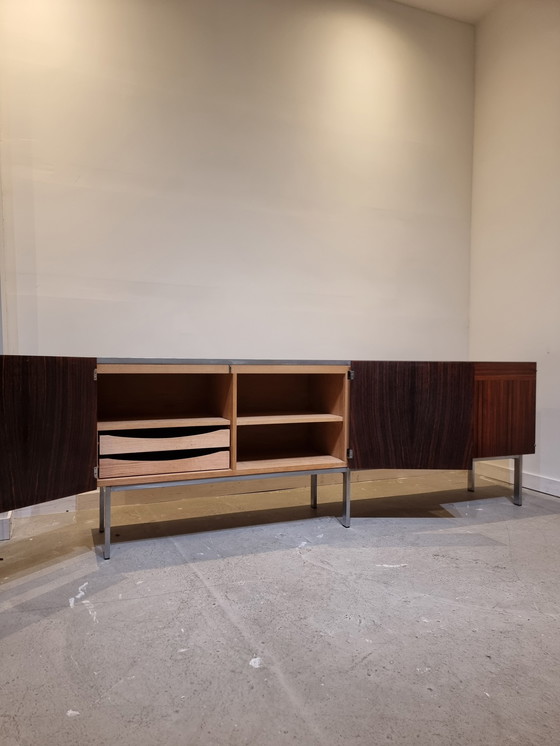 Image 1 of Etienne Fermigier Sideboard with travertine top