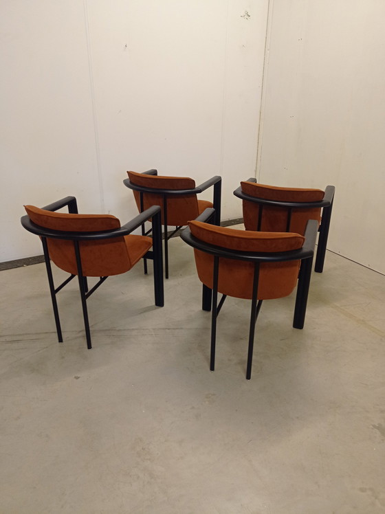 Image 1 of leolux hugo the rider Cachucha set of 4 chairs