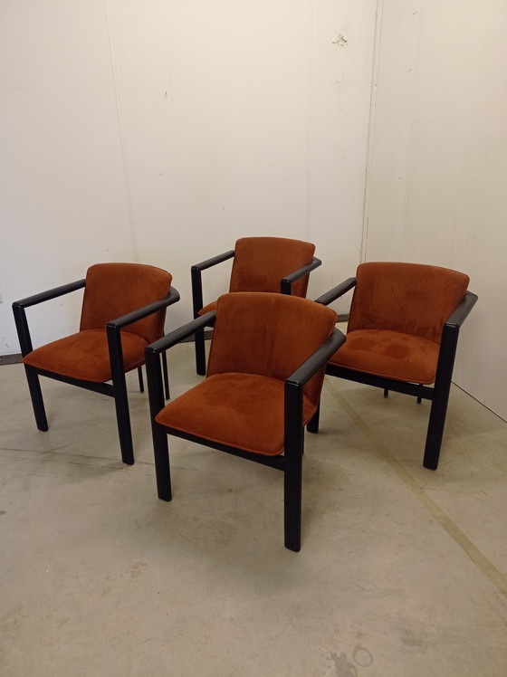 Image 1 of leolux hugo the rider Cachucha set of 4 chairs