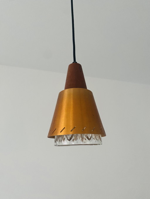 3x Vintage Danish hanging lamp