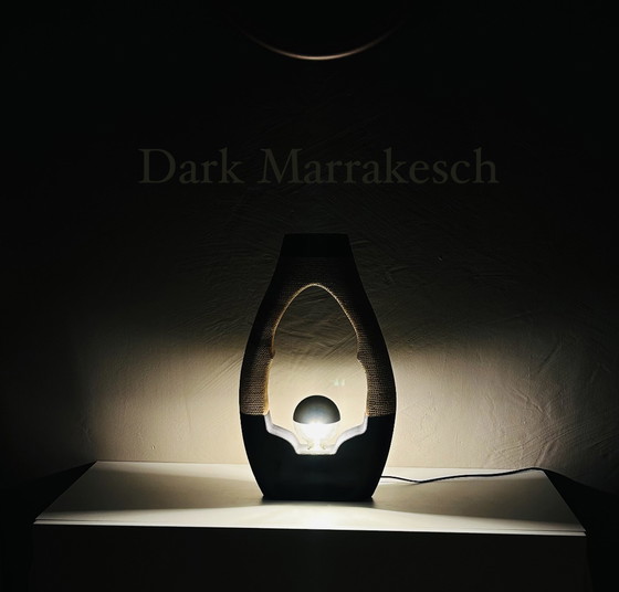 Image 1 of Rotan Hunt Dark Marrakech lamp