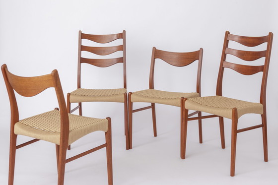 Image 1 of 4x Arne Wahl Iversen for Glyngøre chair