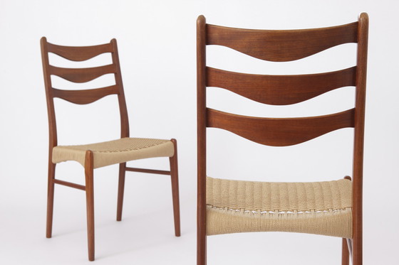 Image 1 of 4x Arne Wahl Iversen for Glyngøre chair