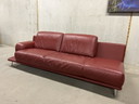 Leolux Paleta Sofa Ceras Maroon Leather