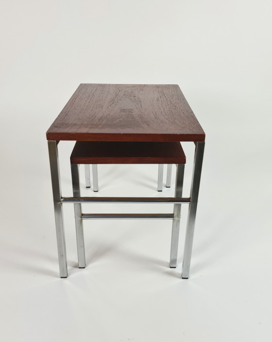 Image 1 of 2x table d'appoint design hollandais