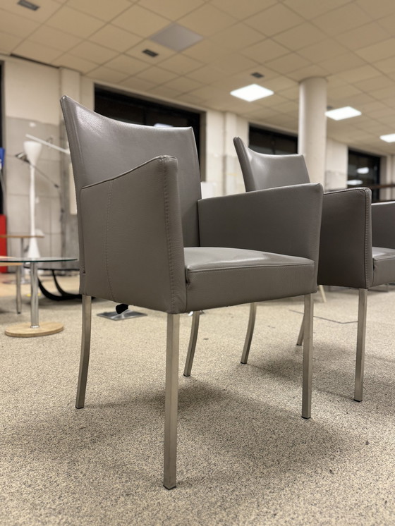 Image 1 of 2 bert plantagie Flex chaise de salle à manger en cuir