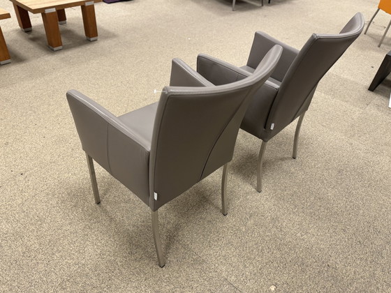 Image 1 of 2 bert plantagie Flex chaise de salle à manger en cuir