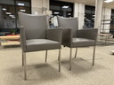 2 bert plantagie Flex chaise de salle à manger en cuir